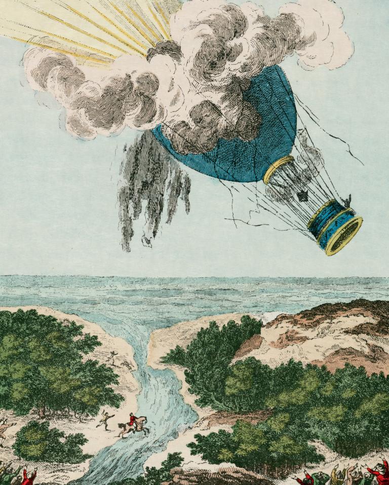 The fabulous story of the first hot air balloon flights Aleph